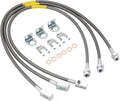 89715 Stainless Brake Lines for Jeep Wrangler and Cherokee Models