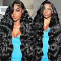 13x6 Body Wave Lace Front Wig Human Hair 180 Density - Natural Look