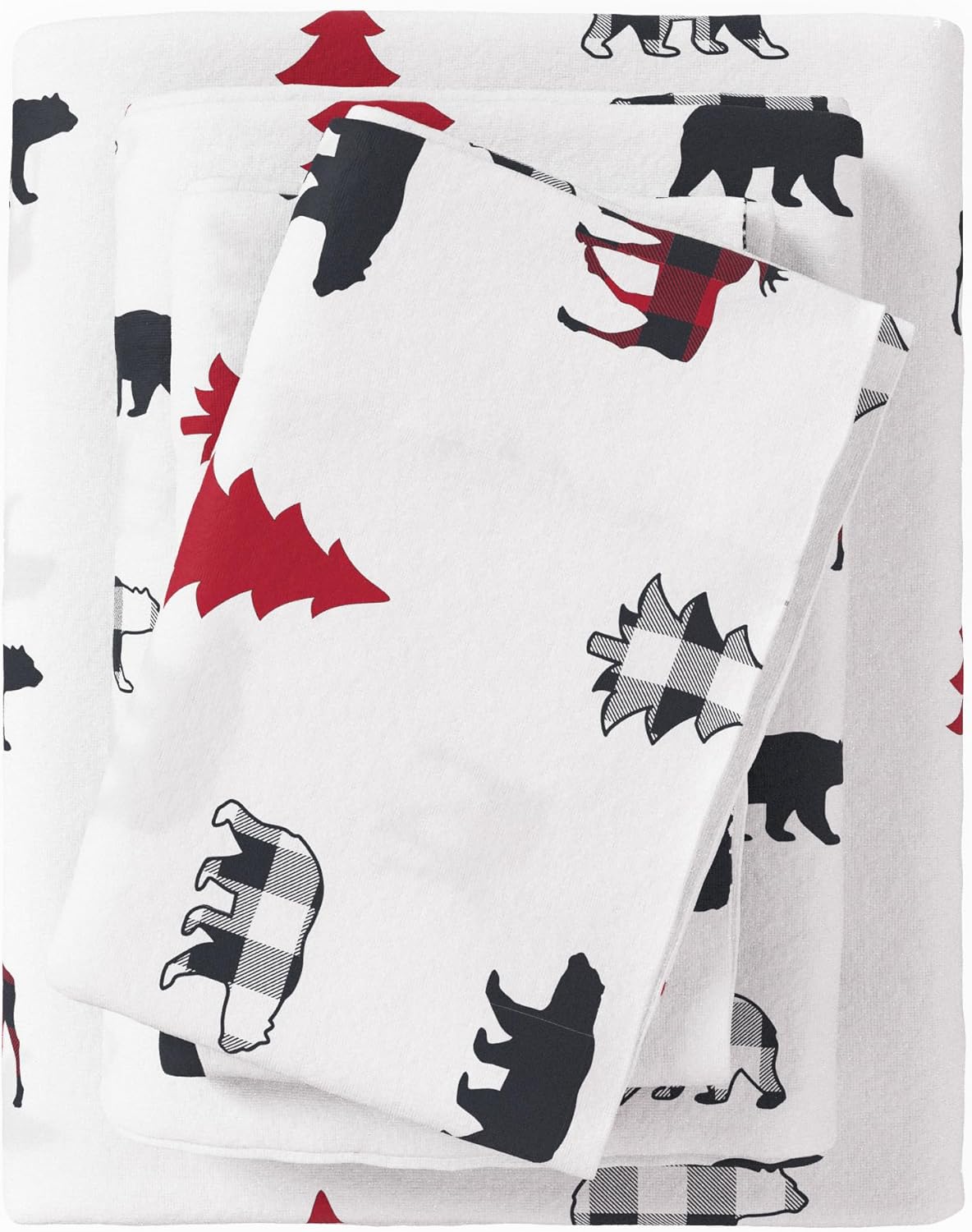 Great Bay Home Flannel Sheet Set Full Size - Cozy Winter Bedding