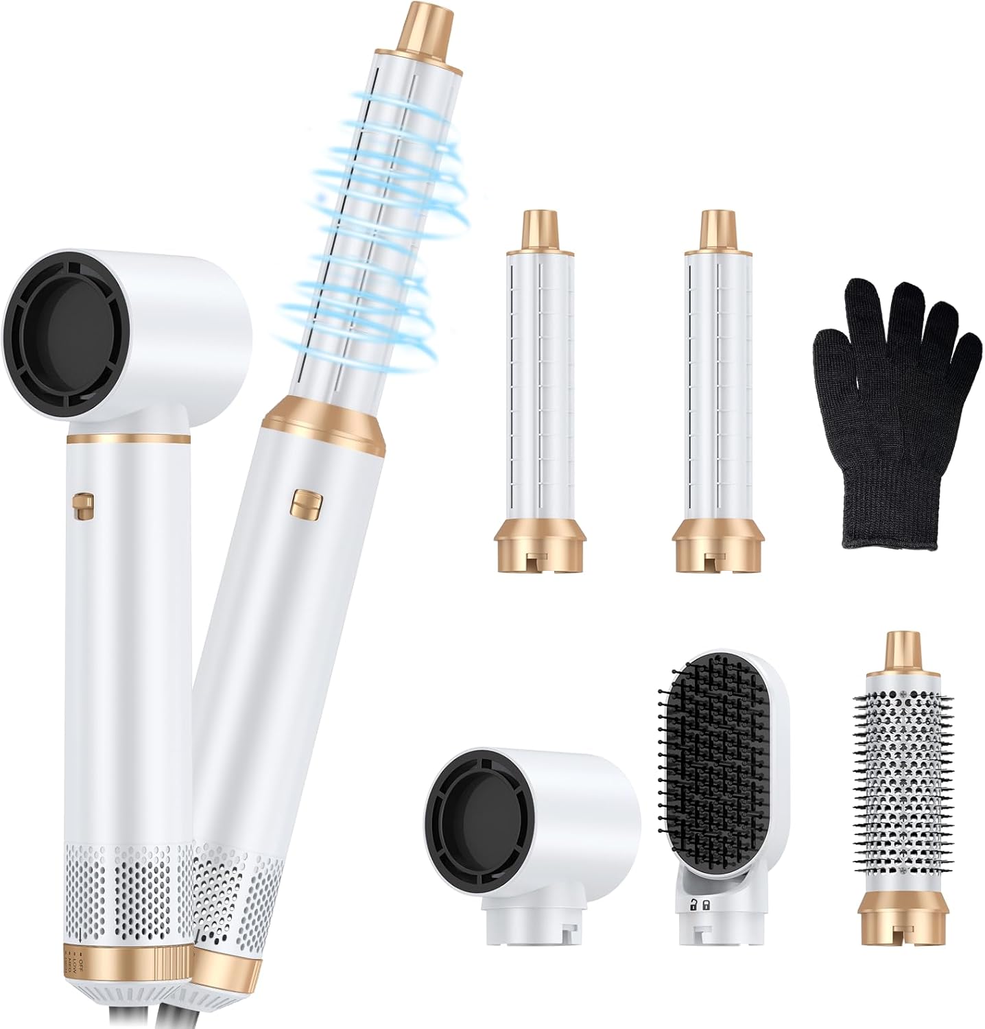 Yitrust 5-in-1 Hair Styling Tool - Fast Drying & Curling