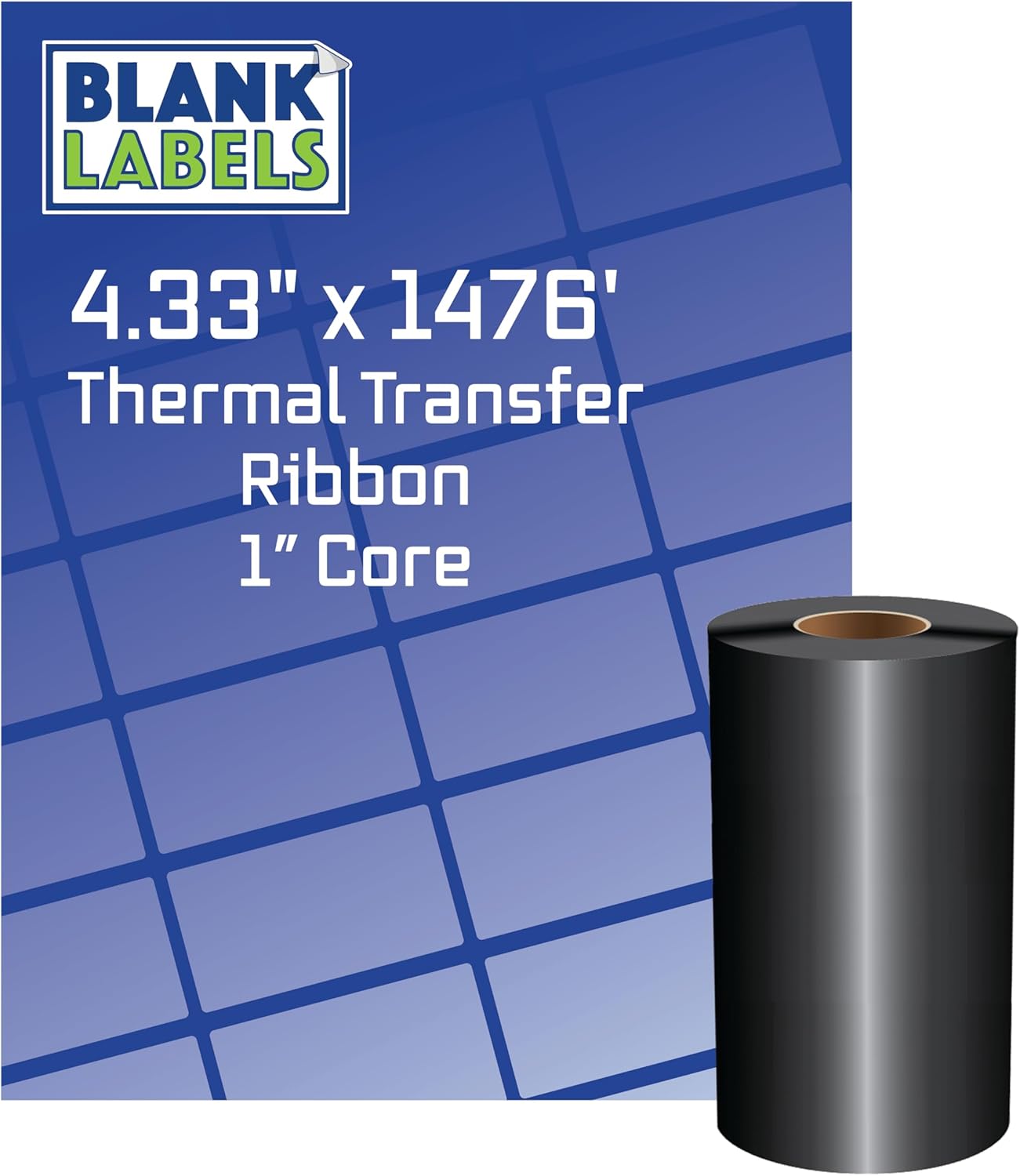 USA-Made BPA-Free Black Thermal Print Labels