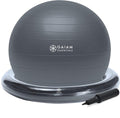 Gaiam Essentials Balance Ball & Base Kit, 65cm Yoga Ball Chair