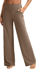Wide Leg Pants Women High-Waisted - Soft 4-Way Stretch Fit