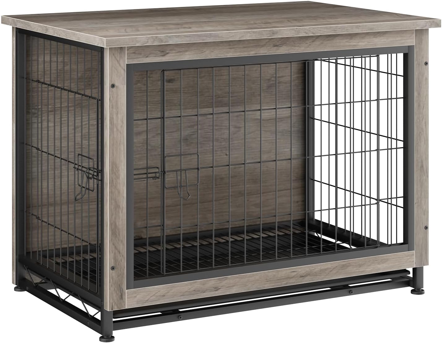 JY QAQA Wooden Crate Furniture: Stylish Indoor Dog House