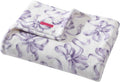 Betsey Johnson Ballet Bows Purple King Blanket - Ultra Soft Plush