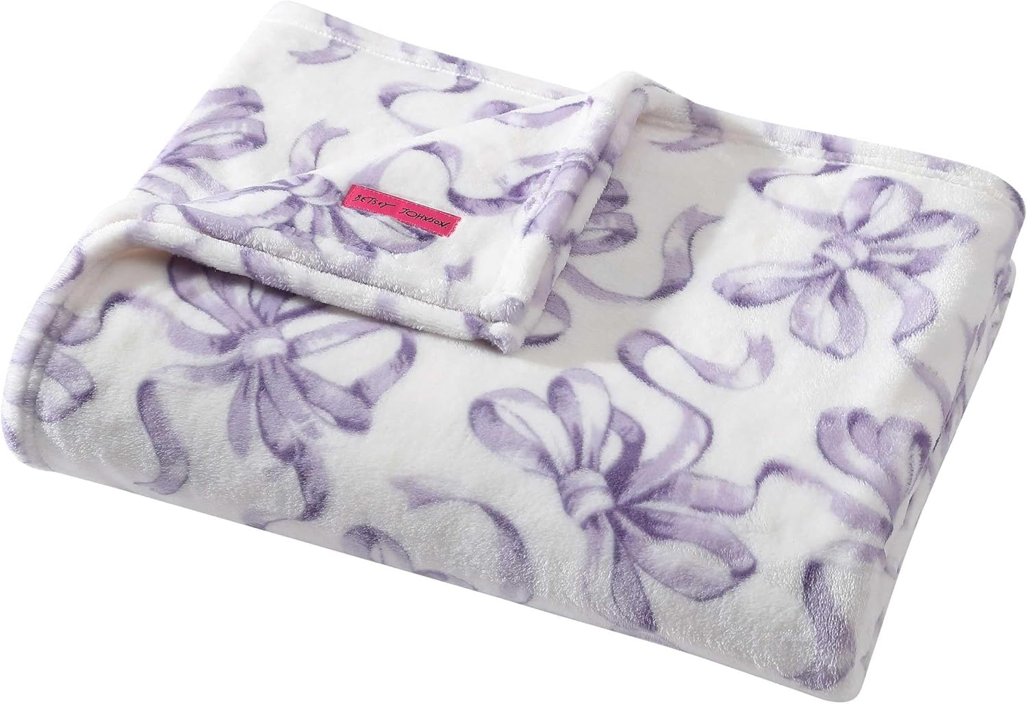 Betsey Johnson Ballet Bows Purple King Blanket for Cozy Comfort