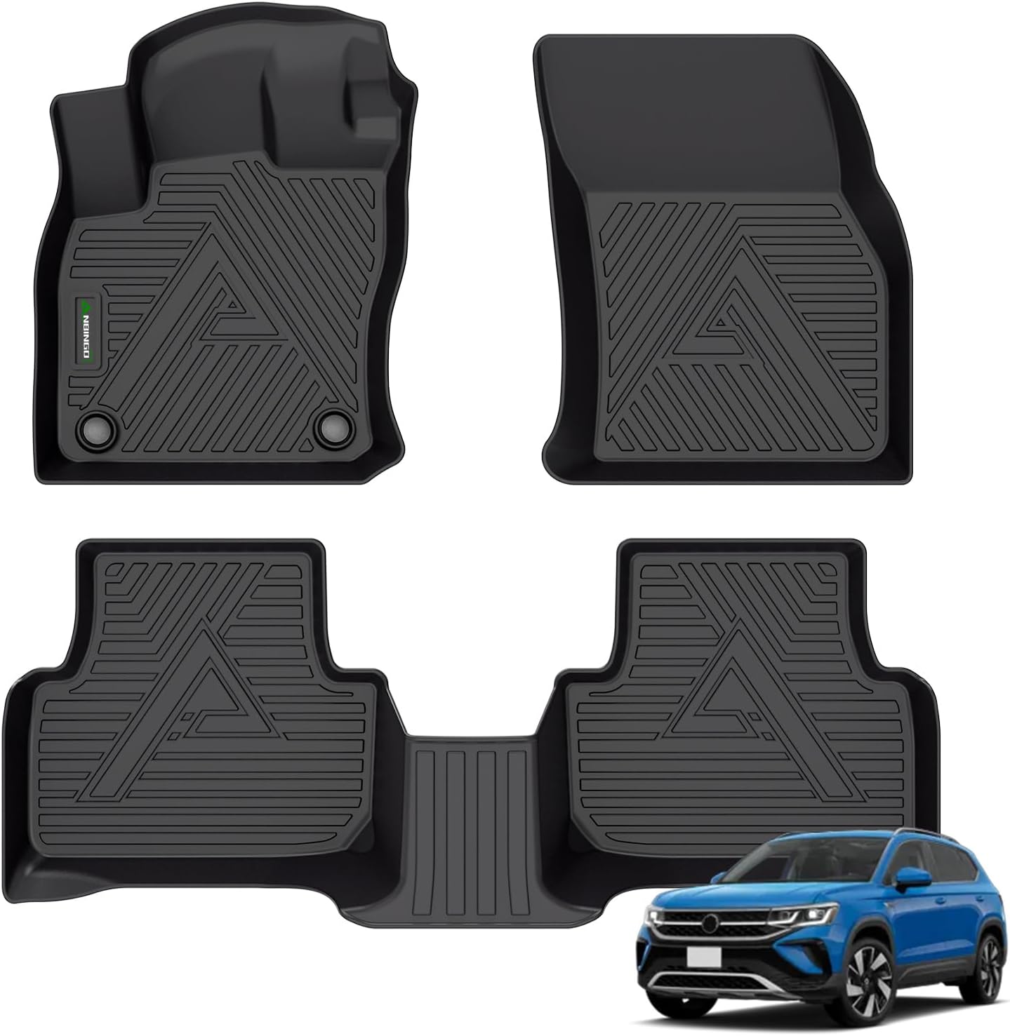 Custom Fit All Weather Floor Mats for VW Taos 2022-2025