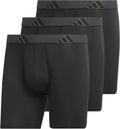 Men's Microfiber Boxer Briefs 3-Pack - Athletic Stretch-Fit