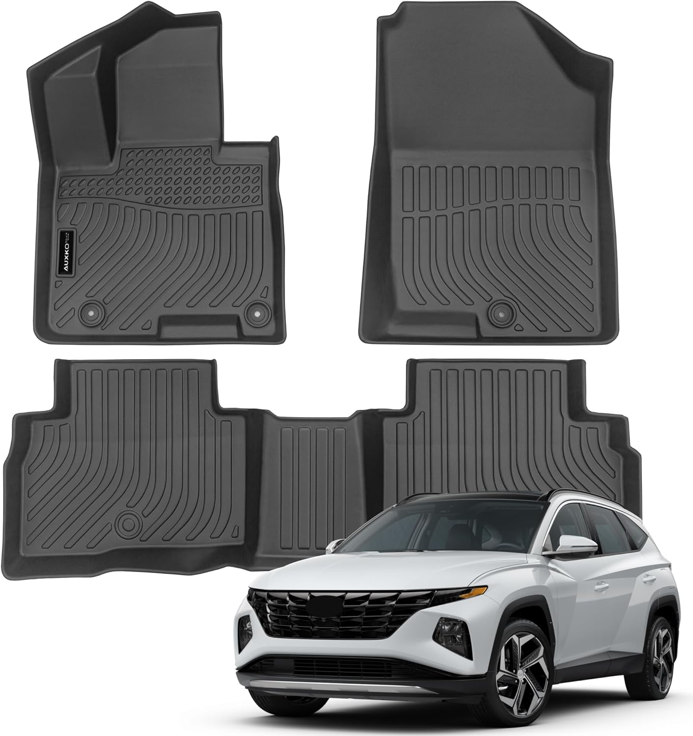 Auxko All Weather Floor Mats for 2022-2025 Hyundai Tucson