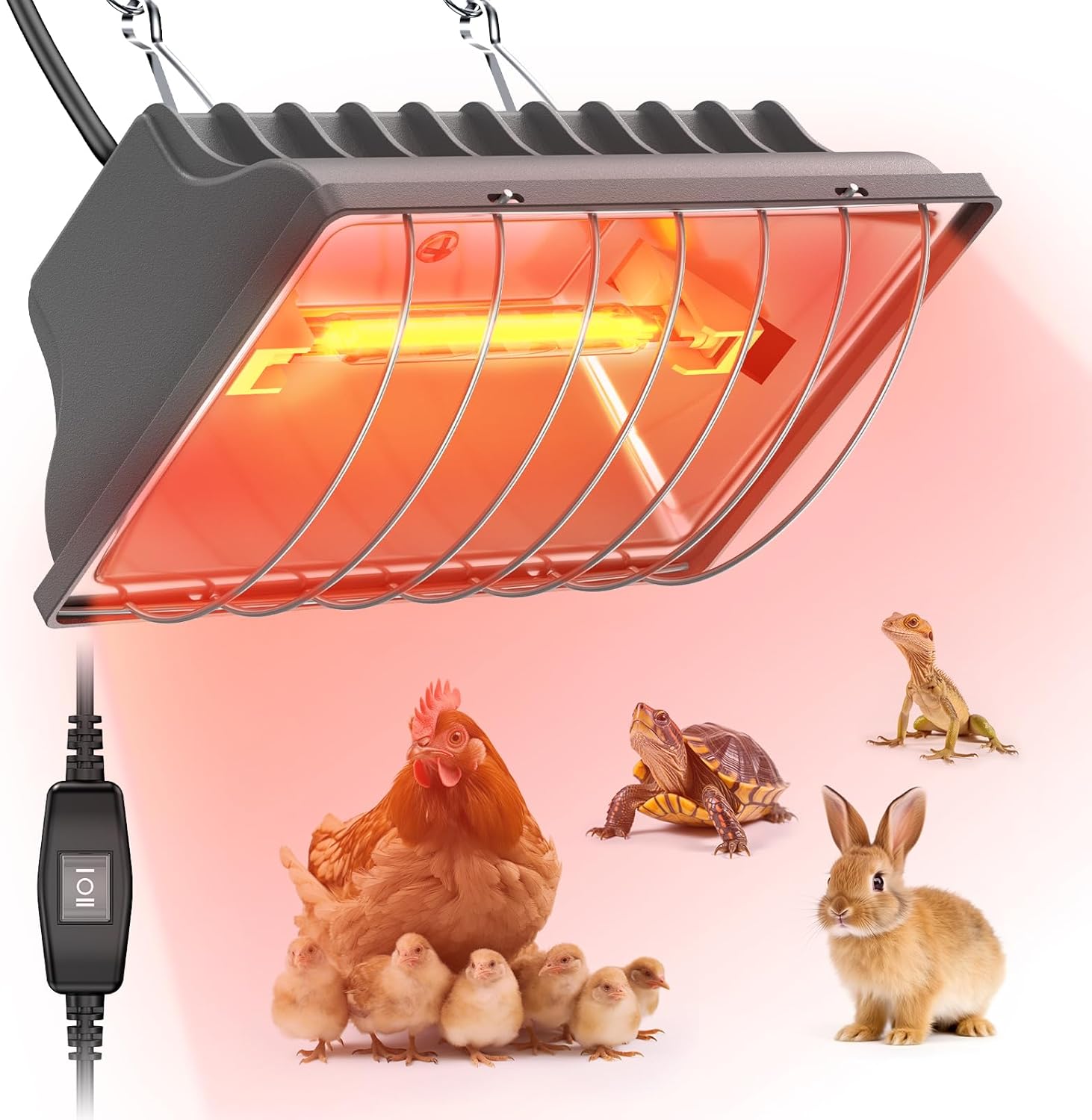 Adjustable Height Brooder Heater - Keep Chicks Warm!
