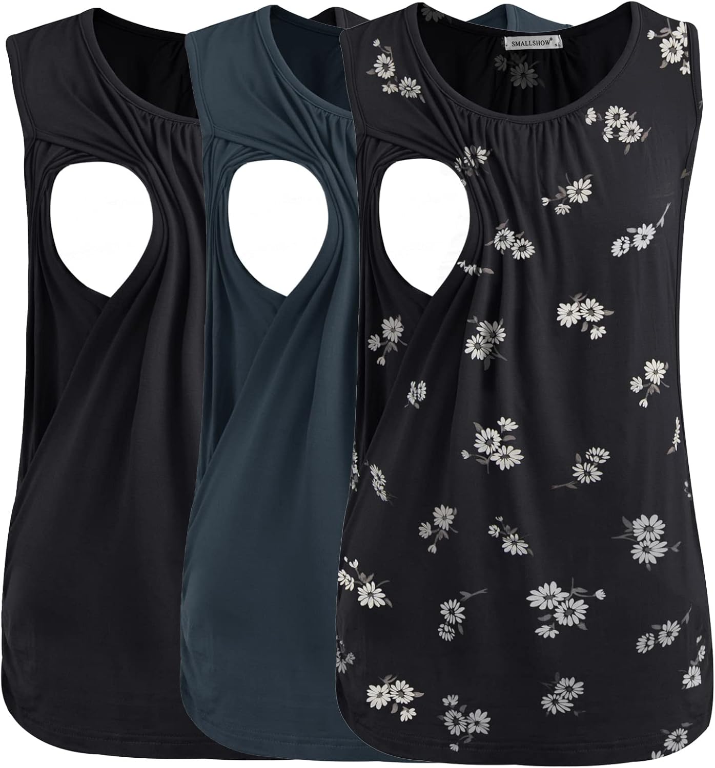 Smallshow Women's Maternity Nursing Tank Tops for Breastfeeding