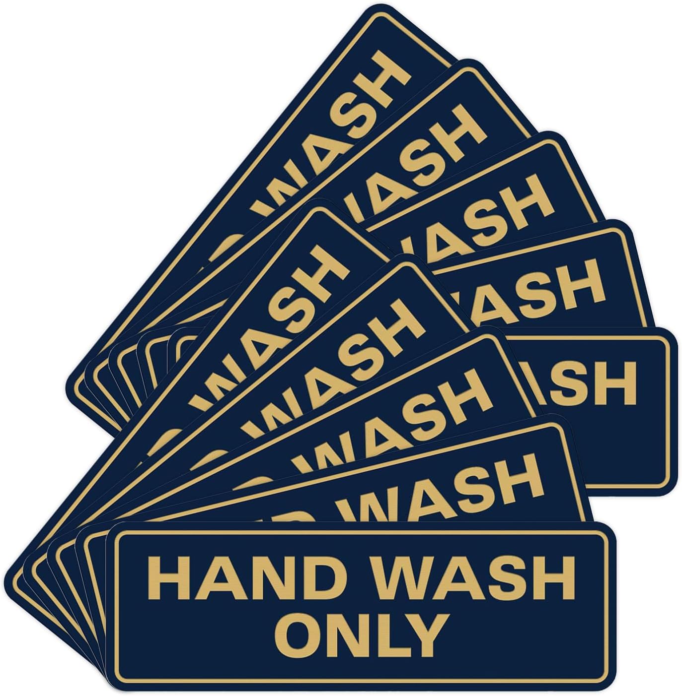 All Quality Hand Wash Only Wall Sign - Elegant Kitchen Decor