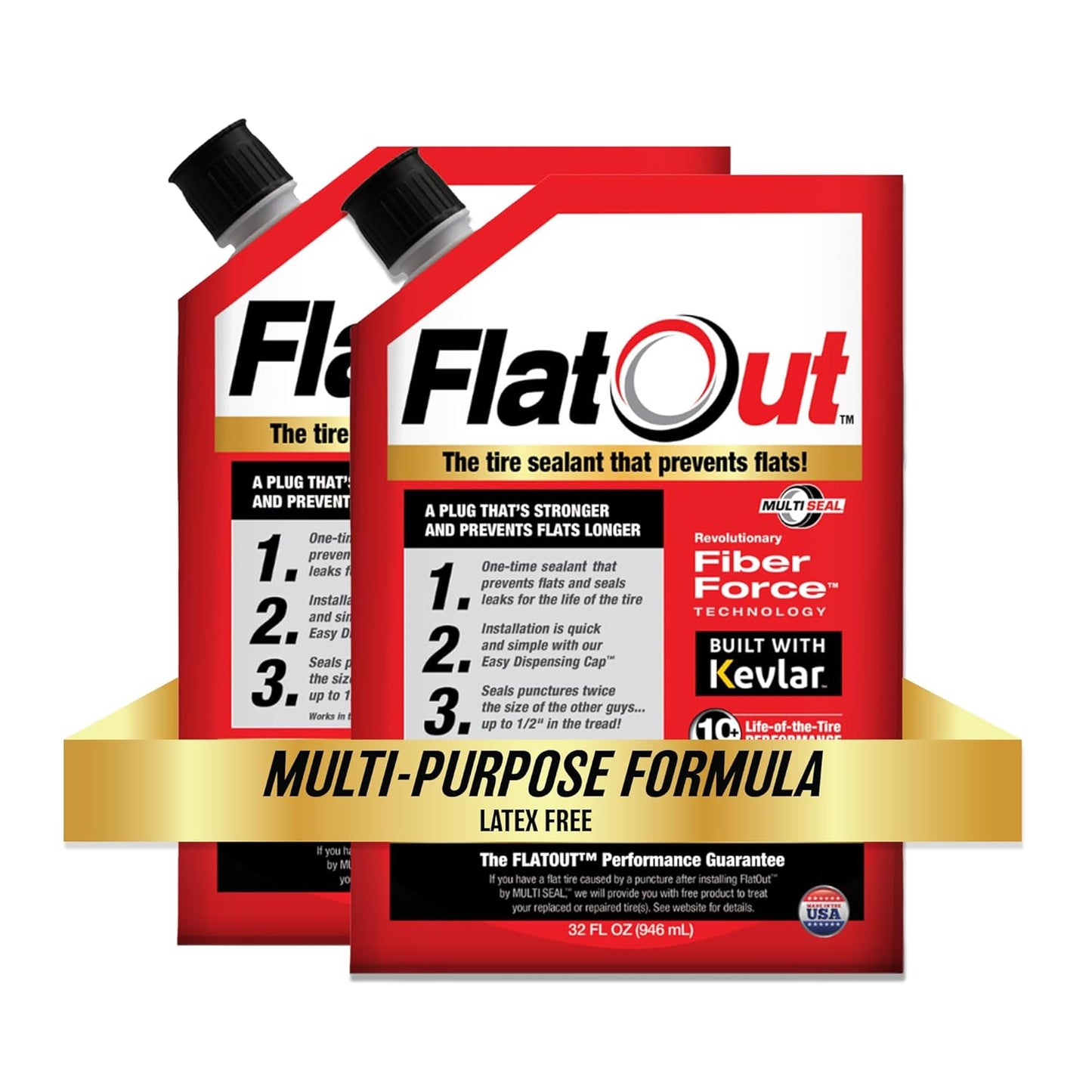 FlatOut Off Road Tire Sealant - Prevents Flat Tires