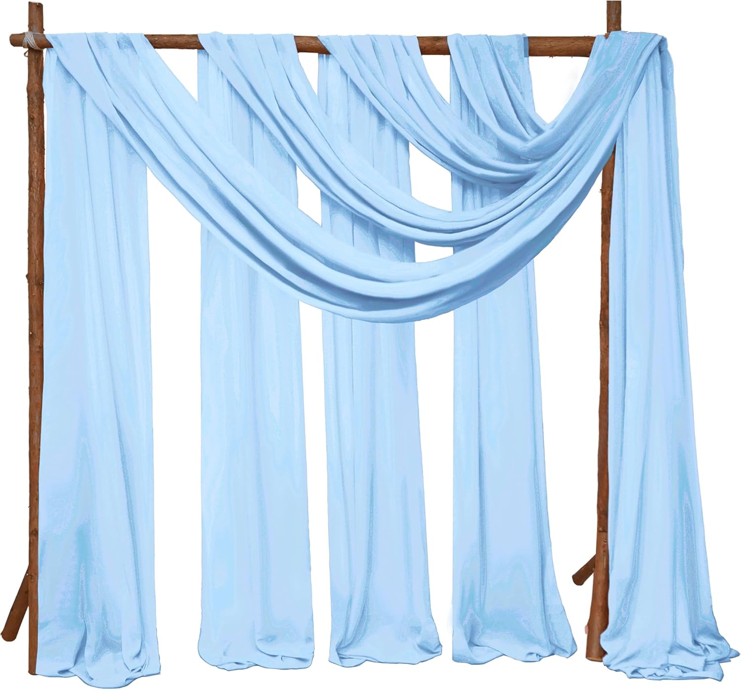 4 Panels Wedding Arch Draping Fabric for Elegant Ceremonies