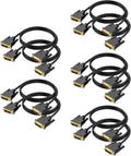 DVI to DVI-D 24+1 Cable 6 ft 10-Pack - High Speed 1080P