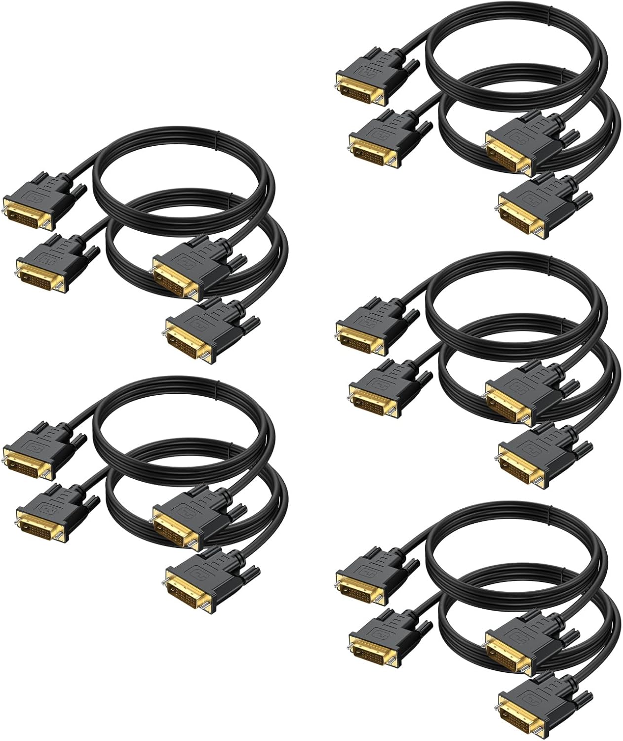 6 Feet DVI to DVI-D 24+1 Cable for High-Speed Connections