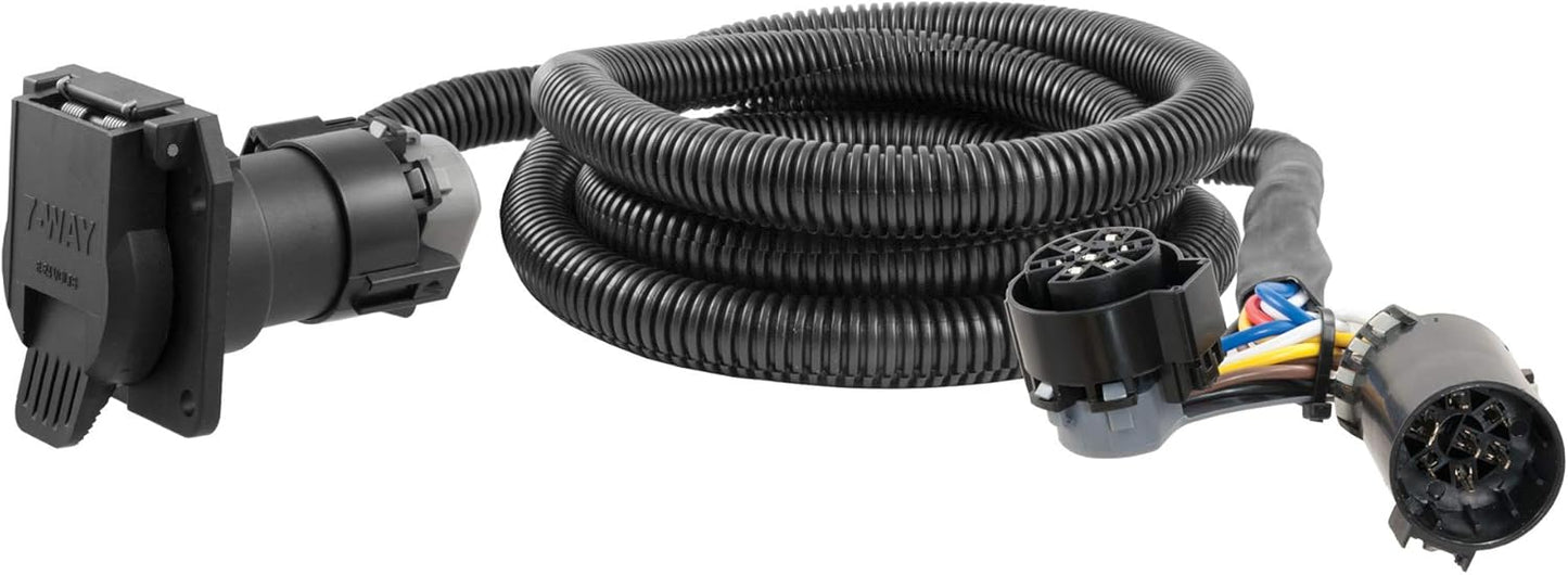CURT 56070 7-Foot Vehicle-Side Truck Bed Wiring Harness Extension