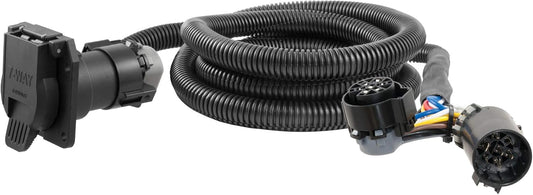 CURT 56070 7-Foot Vehicle-Side Truck Bed Wiring Harness Extension