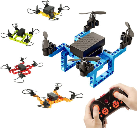 STEM Building Toys Set with Mini Drones - Ultimate Activity Gift!