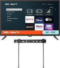 ONN 32 in Roku Smart TV LED - Space Saving Wall Mount Included
