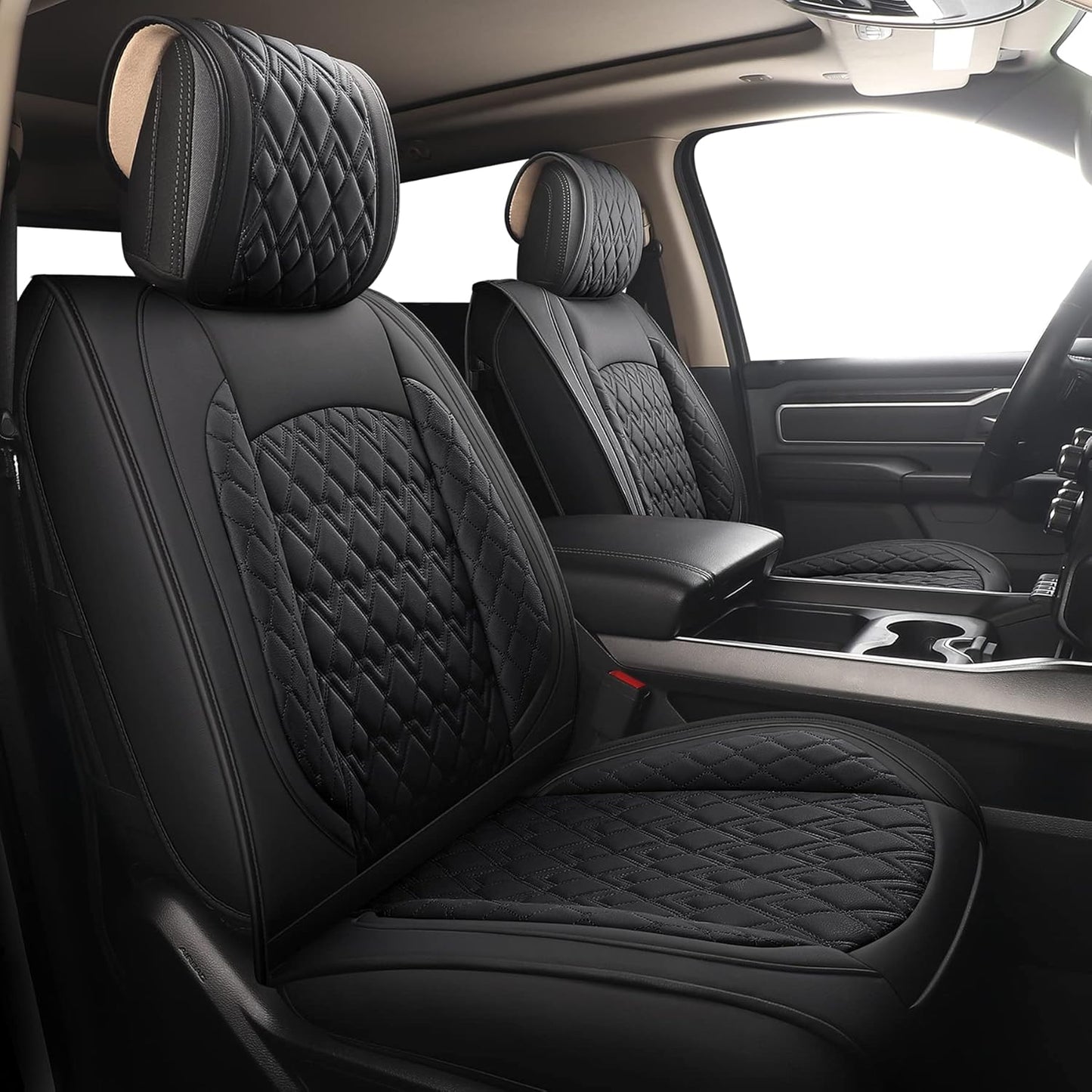 JOJOBAY Car Seat Covers for Dodge Ram 1500 2500 3500 Full Set