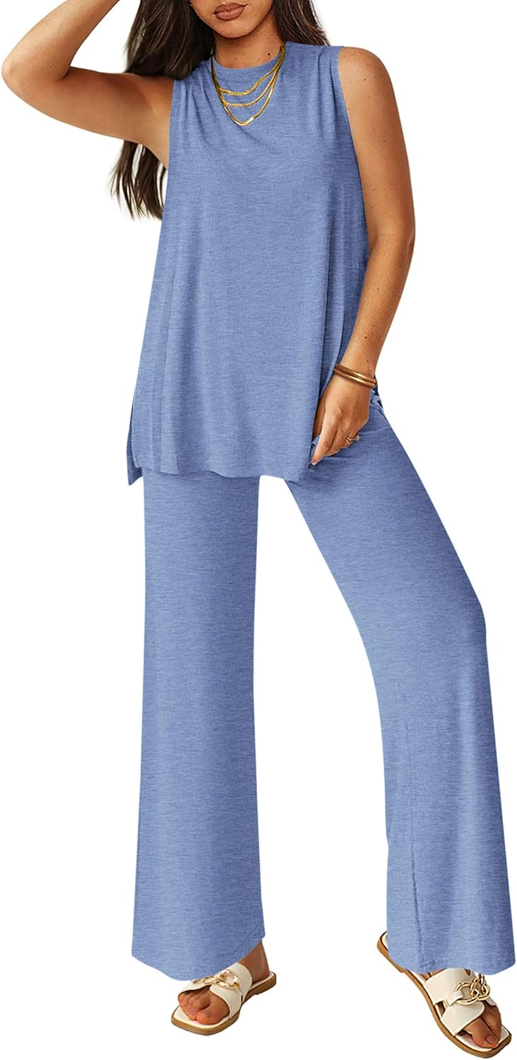 PRETTYGARDEN Women's 2 Piece Lounge Set for Summer Comfort