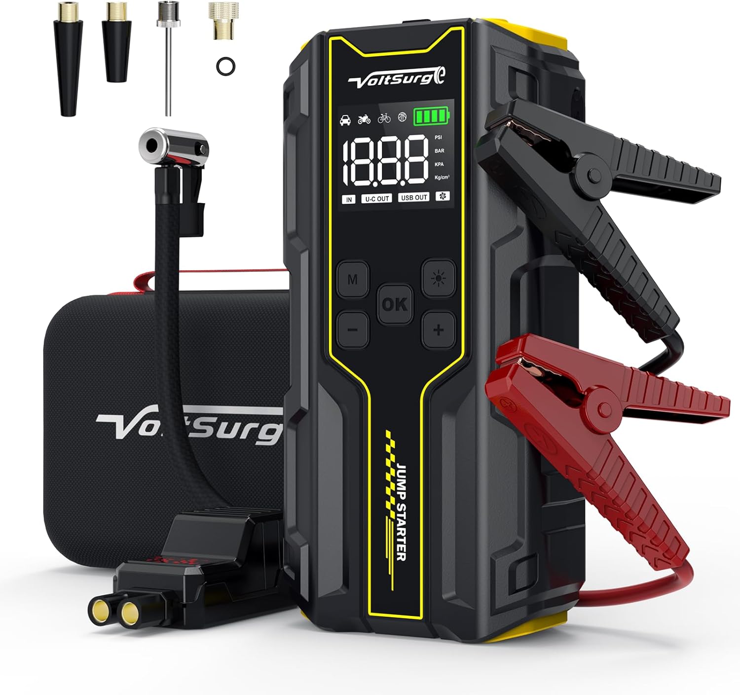 VoltSurge 6000A Jump Starter: Power & Safety On-The-Go!