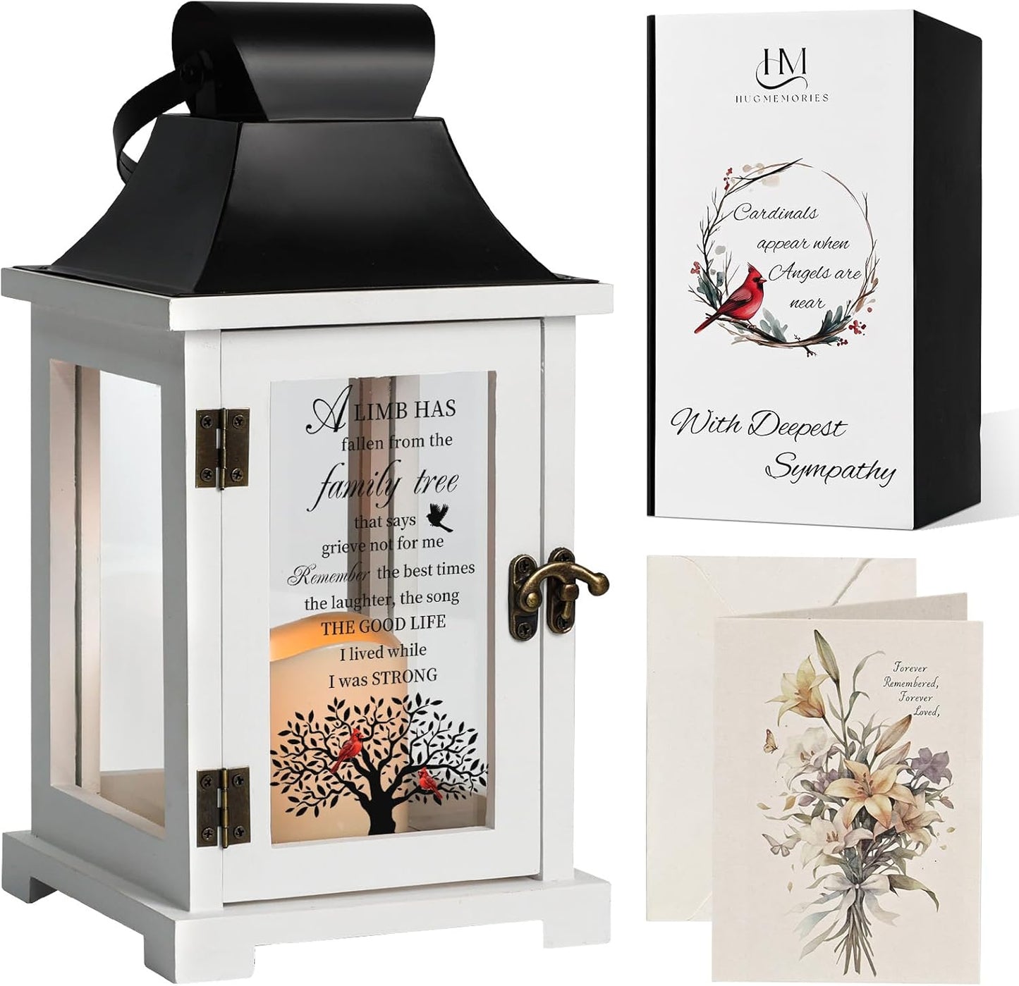 Memorial Lantern for Sympathy Gifts in Memory of Loved Ones