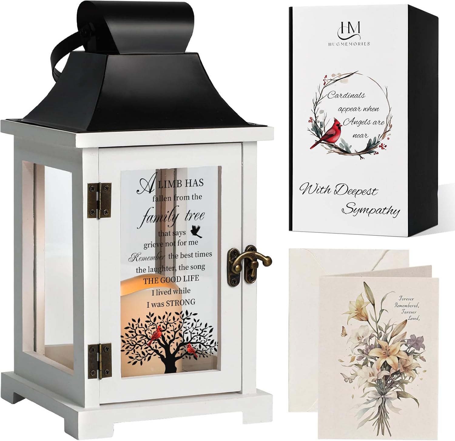 Memorial Lantern for Sympathy Gifts in Memory of Loved Ones