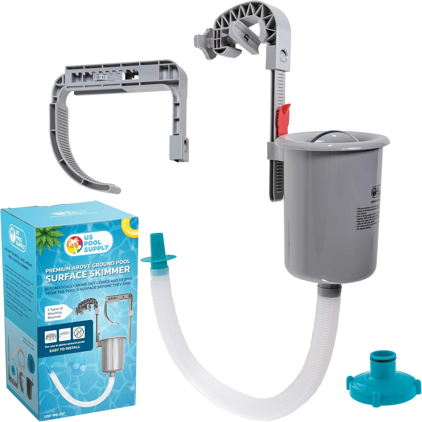 U.S. Pool Supply Pool Skimmer for Above Ground Pools - Efficient