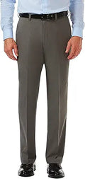 Classic Fit Flat Front Pants for Men by Haggar for Ultimate Comfort