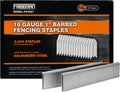 Freeman 16-Gauge 1in Glue Collated Barbed Fencing Staples - 2,000