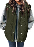 Women Puffer Vest Quilted Sleeveless Jacket - Lightweight Warm Vest