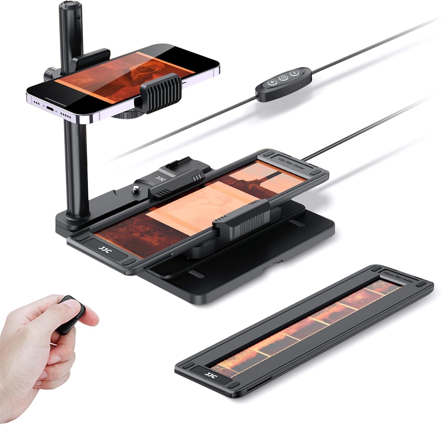 JJC Mobile Film Scanner for 35mm & 120 Format Film Digitization