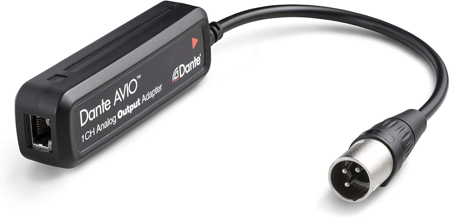 Dante AVIO Analog Output Adapter for High-Quality Audio Output