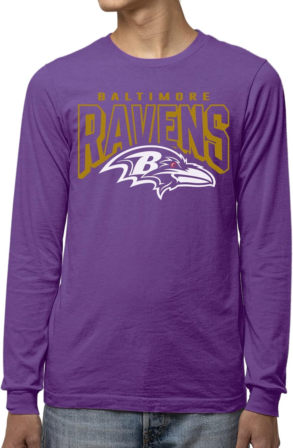 Baltimore Ravens Long Sleeve Fan Shirt - Soft Cotton Tee