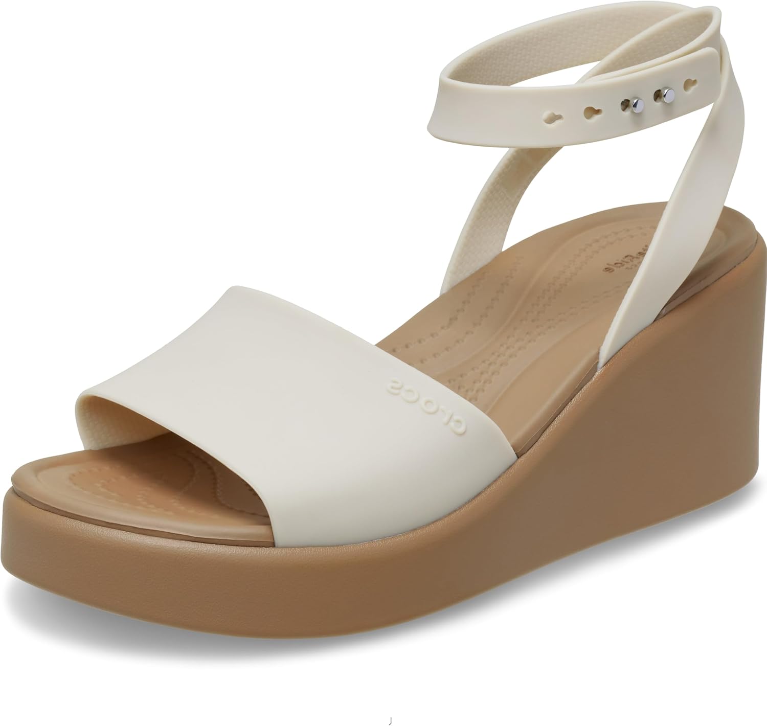 Crocs Women's Brooklyn Ankle Strap Wedge Sandal for Style