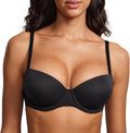 DOBREVA Women's Lightly Padded Balconette Bra Tshirt (Style 6V9D)