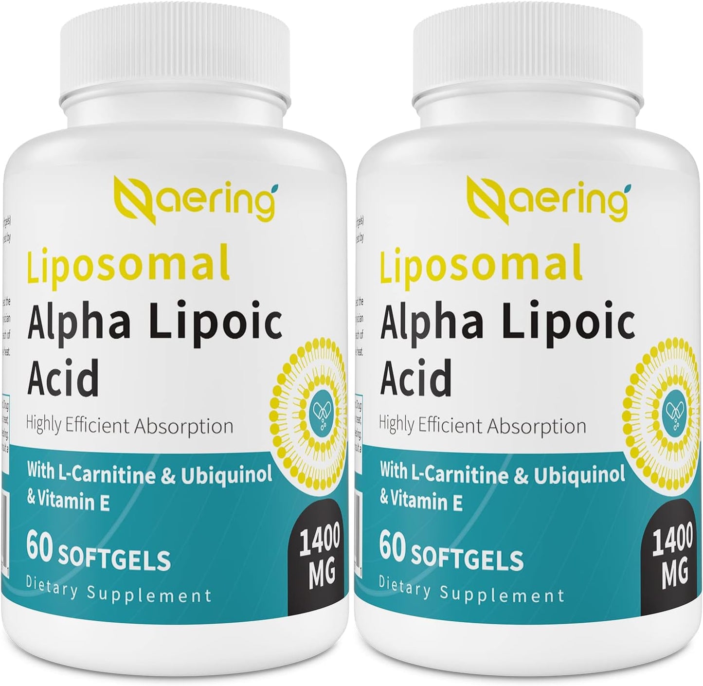 Liposomal Alpha Lipoic Acid 1400mg Softgels for Energy Boost