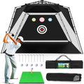 Golf Net Pop Up Practice Hitting Net 10x7.5ft - Easy Backyard Training