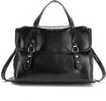 myfriday Chic PU Leather Work Tote Shoulder Bag for Women - Versatile