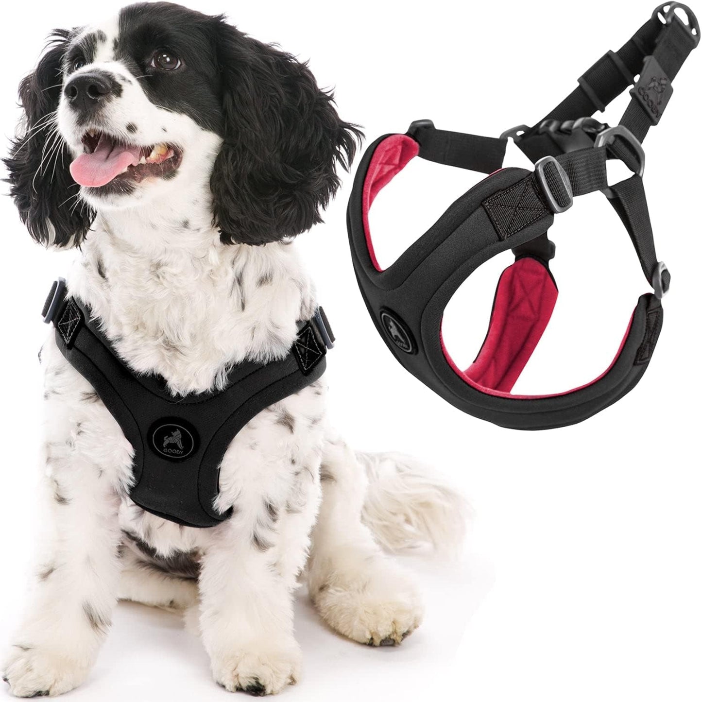 Gooby Sporty Escape Free Harness for Small Dogs up to 35 lbs