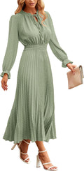 PRETTYGARDEN Women's Casual Long Sleeve Midi Dress for All Occasions