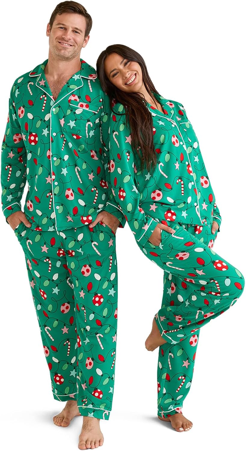Tipsy Elves Matching Christmas PJs for Couples - Cozy & Fun