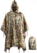 M-Tac Tactical Rain Poncho - Waterproof Ripstop Outdoor Gear
