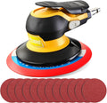 Low noise 5/6 Inch DA Sander for Auto Body - Lightweight, Powerful