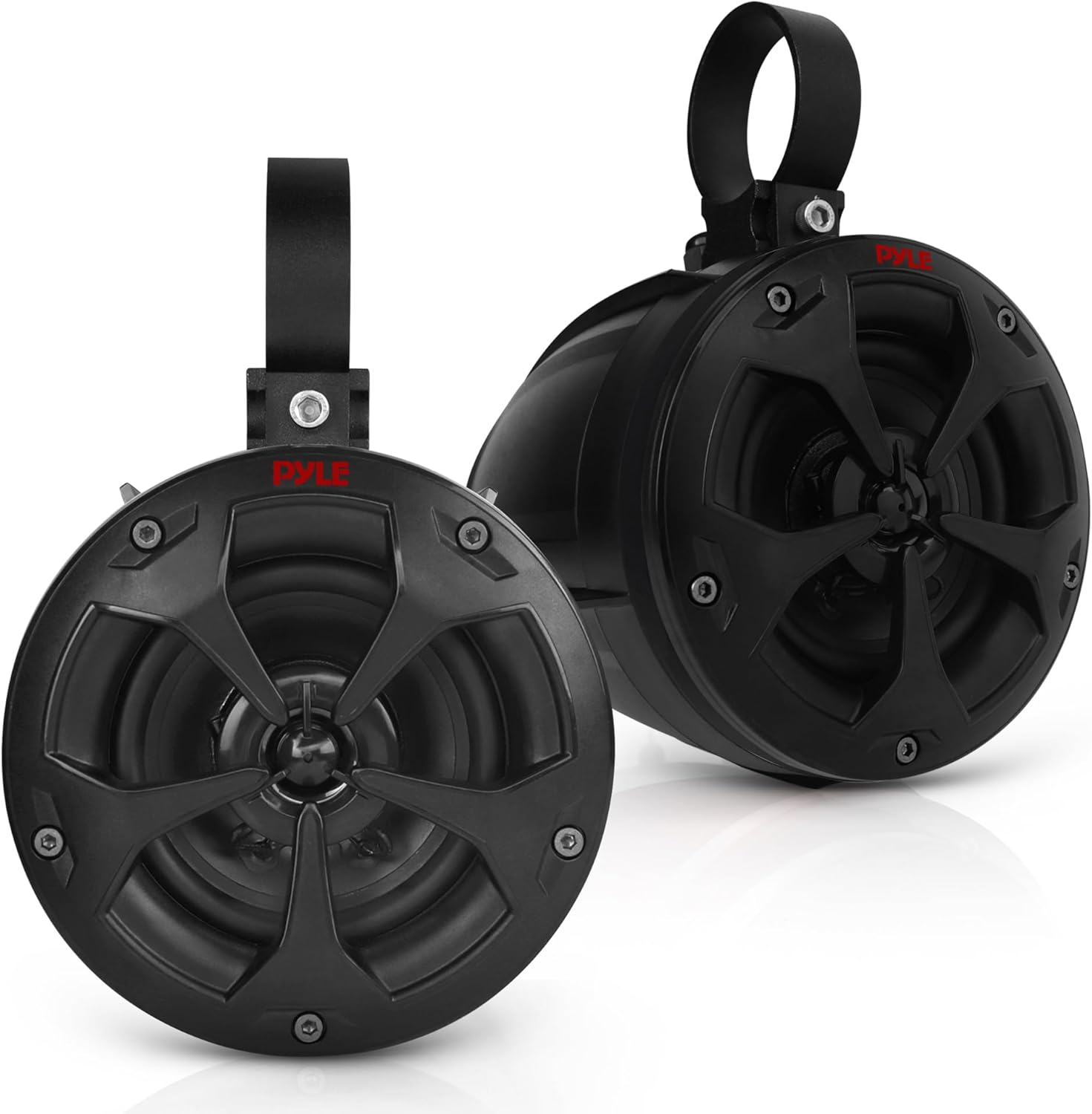 Pyle 4in Off-Road Bluetooth Waterproof Speakers for All 12V Vehicles