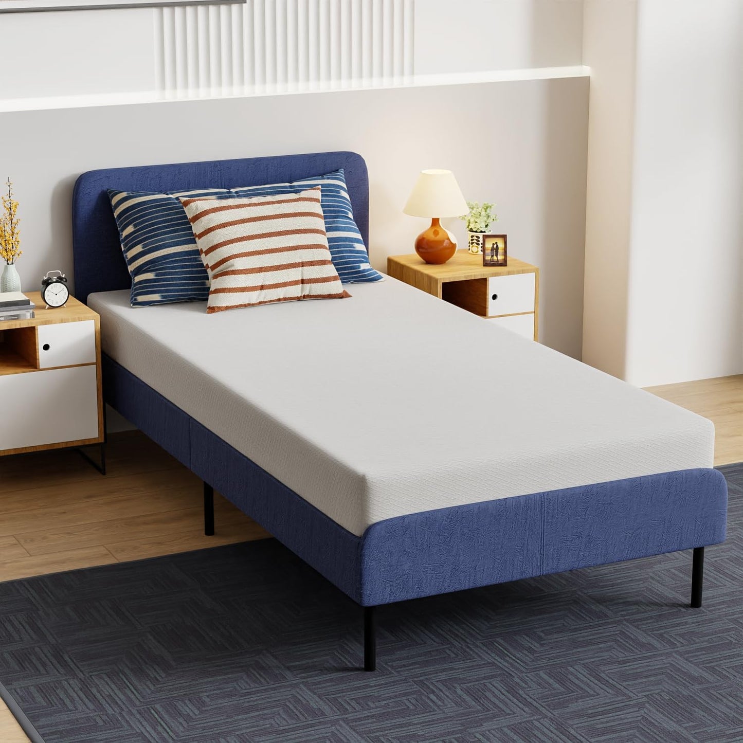 6 Inch Twin XL Gel Memory Foam Mattress for Cool Sleep Comfort