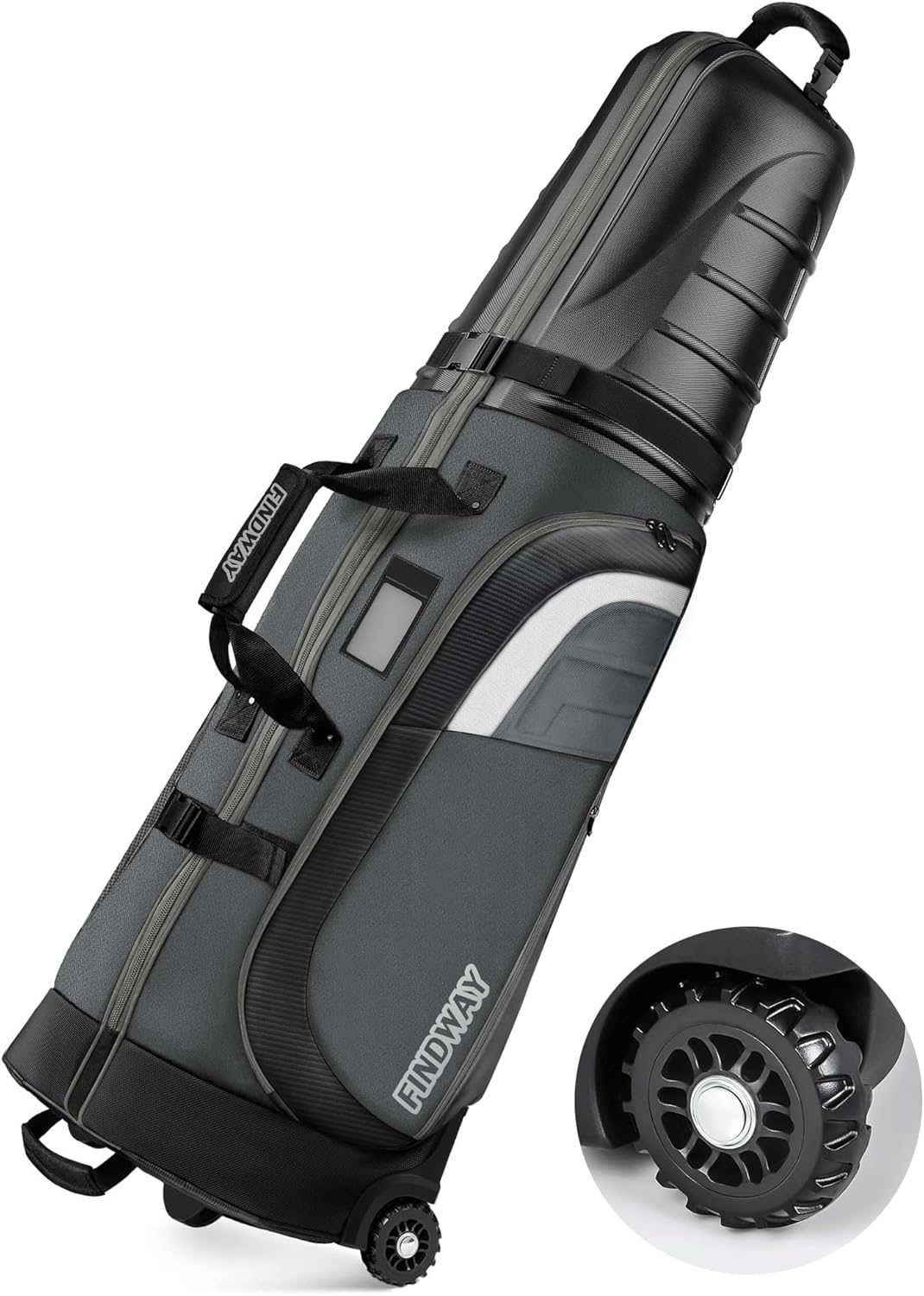 Findway Golf Travel Bag with Wheels for Airlines Protection