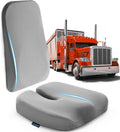 Truck Seat Cushion for Back Pain - Elmara 2-Piece Set